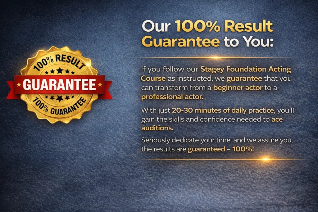 Guarantee card-thestageyactor