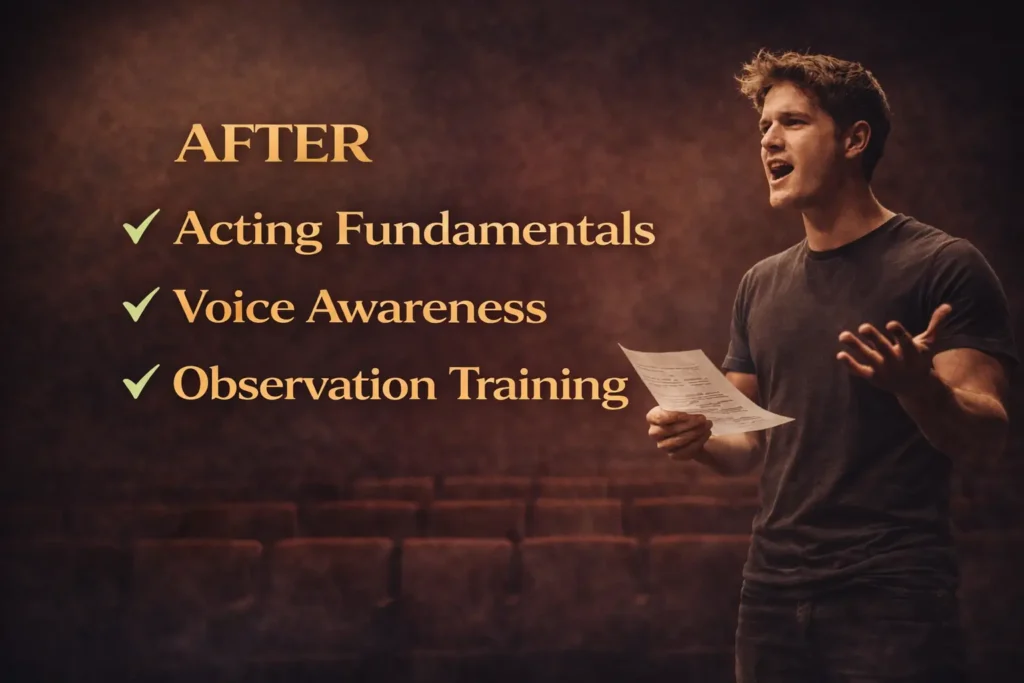 after course -thestageyactor