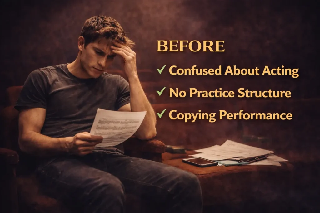 before course -thestageyactor